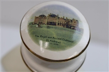 Old Tom & Young Tom Royal English Porcelain Decanter Handcrafted by Artist Bill Waugh