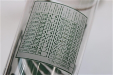 Five (5) Masters Tournament Course Map & Scorecard Drinking Glasses