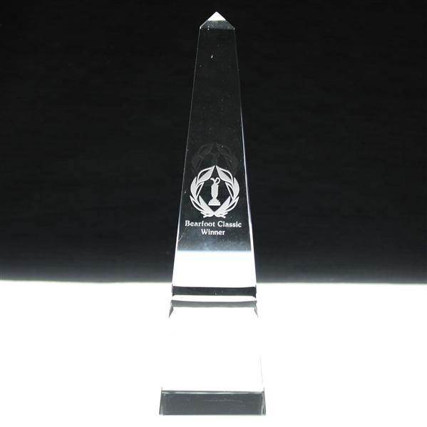 Bearfoot Classic Winner Glass Pyramid Trophy
