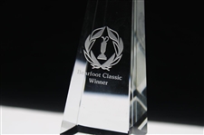 Bearfoot Classic Winner Glass Pyramid Trophy