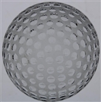 Tiffany & Co Luxury Leaded Crystal Art Glass Golf Ball Paperweight