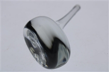 Tiffany & Co Luxury Large Leaded Crystal Art Glass Golf Club Paperweight