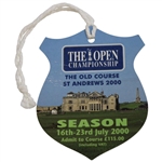 2000 Open Championship at St. Andrews Season Ticket, Programme & Five (5) Orders of Play