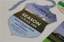 2004 & 2008 Open Championship Season Tickets w/1993 Open Championship Guest Ticket
