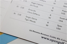 2006 Open Championship at Royal Liverpool Season Ticket, Programme & Three (3) Orders of Play