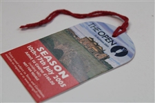 2005 Open Championship at St. Andrews Season Ticket, Programme & Three (3) Orders of Play