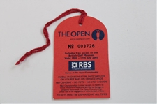 2005 Open Championship at St. Andrews Season Ticket, Programme & Three (3) Orders of Play