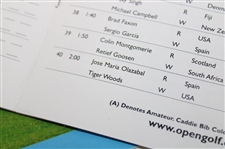 2005 Open Championship at St. Andrews Season Ticket, Programme & Three (3) Orders of Play