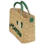 Masters Exclusive Mersea Handmade Straw & Leather Tote Bag