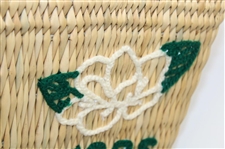 Masters Exclusive Mersea Handmade Straw & Leather Tote Bag