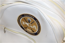 Palmer, Nicklaus, Player & other Stars Signed 1990 Senior PGA Championship at PGA National GC Golf Bag