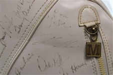 Palmer, Nicklaus, Player & other Stars Signed 1990 Senior PGA Championship at PGA National GC Golf Bag