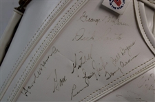 Palmer, Nicklaus, Player & other Stars Signed 1990 Senior PGA Championship at PGA National GC Golf Bag