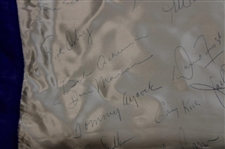Palmer, Seve, Jack, Payne & 100+ Stars Signed 1985 PGA of America Championship at Cherry Hills Large Banner