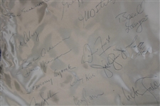 Palmer, Seve, Jack, Payne & 100+ Stars Signed 1985 PGA of America Championship at Cherry Hills Large Banner