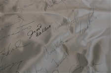 Palmer, Seve, Jack, Payne & 100+ Stars Signed 1985 PGA of America Championship at Cherry Hills Large Banner