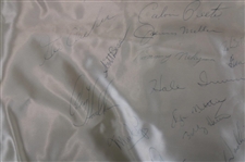 Palmer, Seve, Jack, Payne & 100+ Stars Signed 1985 PGA of America Championship at Cherry Hills Large Banner