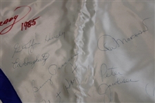 Palmer, Seve, Jack, Payne & 100+ Stars Signed 1985 PGA of America Championship at Cherry Hills Large Banner