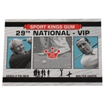 2008 Sport Kings Gum 29th National VIP Arnold Palmer & Walter Hagen Card