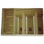 1975 World Golf Hall of Fame Pinehurst, NC Post Card
