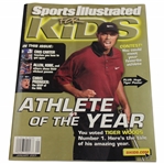 January 2001 Sports Illustrated For Kids Tiger Woods Athlete of The Year Cover