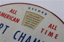 c.1944 All American All Time Sports Champions Record Trivia Wheel w/ Bobby Jones
