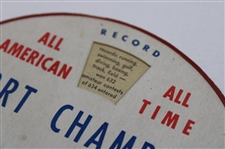 c.1944 All American All Time Sports Champions Record Trivia Wheel w/ Bobby Jones