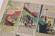 'What Are Champion Golfers Made Of?' Cartoon By Mike Arens ft. Bobby Jones, Hagen & Snead