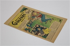 'What Are Champion Golfers Made Of?' Cartoon By Mike Arens ft. Bobby Jones, Hagen & Snead