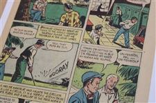 'What Are Champion Golfers Made Of?' Cartoon By Mike Arens ft. Bobby Jones, Hagen & Snead