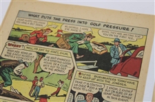 'What Are Champion Golfers Made Of?' Cartoon By Mike Arens ft. Bobby Jones, Hagen & Snead
