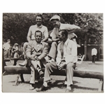 Bobby Jones, Ben Hogan, Byron Nelson & Jimmy Demaret 1946 Masters Photo from Ben Hogan Collection