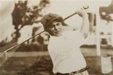 Bobby Jones Age 14 Swinging A Golf Club Reproduction Pietzcker Photo