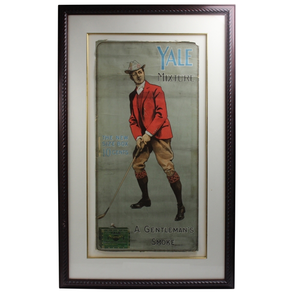 Circa 1910 Yale Mixture Advertising Poster - Framed