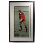 Circa 1910 Yale Mixture Advertising Poster - Framed