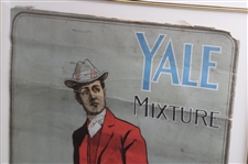 Circa 1910 Yale Mixture Advertising Poster - Framed