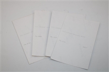 Four (4) Champion Phil Mickelson 2004 Masters Tournament Original Photos