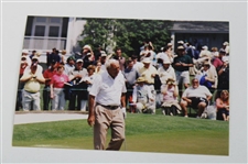 Four (4) Arnold Palmer 2004 Masters Tournament Original Photos- Palmer's Last Masters