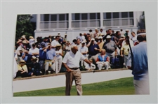 Four (4) Arnold Palmer 2004 Masters Tournament Original Photos- Palmer's Last Masters