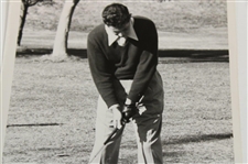 Pair of Original Cary Middlecoff Mid Swing Photos By Alex Morrison