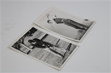 Pair of Original Cary Middlecoff Mid Swing Photos By Alex Morrison