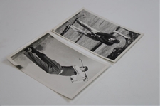 Pair of Original Cary Middlecoff Mid Swing Photos By Alex Morrison