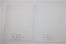 Pair of Original Bob Hope Mid Swing & Post Swing Photos By Alex Morrison