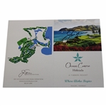 Jack Nicklaus Signed Ocean Course, Hawaii Scorecard JSA ALOA
