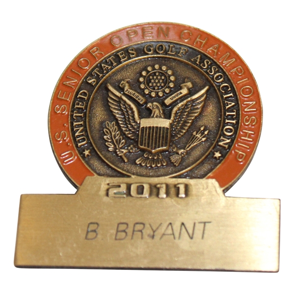 Brad Bryant’s 2011 US Senior Open at Walton Heath Contestant Badge