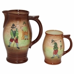 Large Royal Doulton Pitcher And Matching Mug