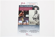 Jack Nicklaus Signed 'Lining Up Putt' Personalized Photo JSA #UU13652