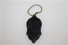 Vintage Black Score Caddy Keychain with Crossed Clubs - Crist Collection