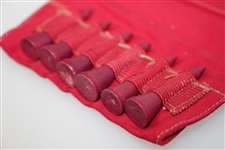 Classic Somerset Hills CC Scorecard with Tee/Card Holding Red Previdi Case - Crist Collection