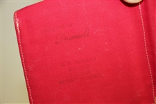 Classic Somerset Hills CC Scorecard with Tee/Card Holding Red Previdi Case - Crist Collection